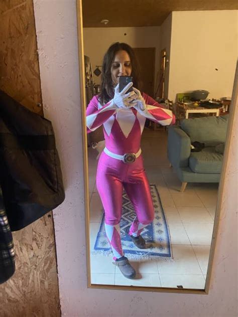 pink ranger sassy bodysuit costume power ranger bodysuit