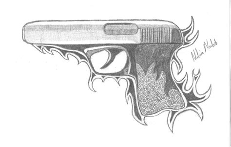 Sketch Gun Design By Melisneu On Deviantart