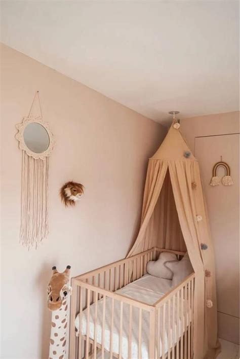 Beige Crib Canopy Crib Canopy Toddler Bed Canopy Woodland Nursery