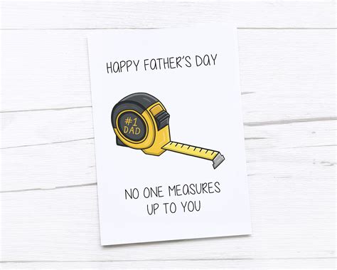 Happy Fathers Day Card Dad Card Fathers Day T Tape Etsy Uk