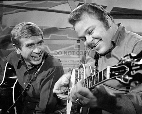 Buck Owens And Roy Clark As Hosts Of Hee Haw 8x10 Publicity Photo