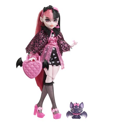 New 2022 Monster High Skullector Draculara Doll