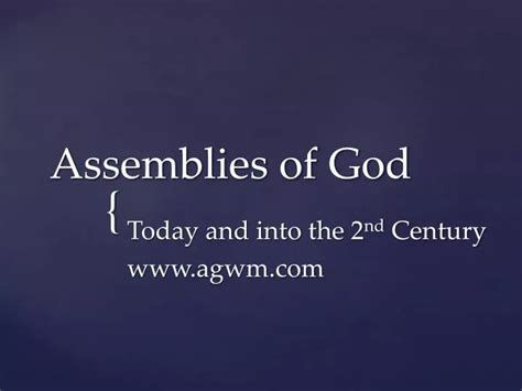 Ppt Assemblies Of God Powerpoint Presentation Free Download Id3849403