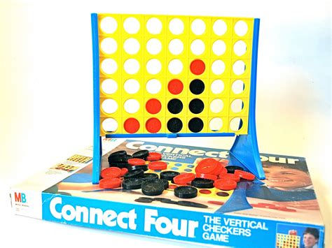 Connect Four Game By Milton Bradley By Wonderlandtoys On Etsy