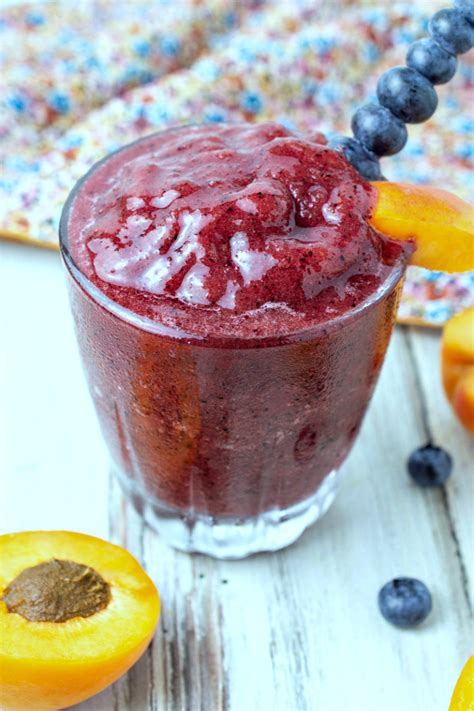 Blueberry Apricot Slushie Recipe Mama Likes To Cook