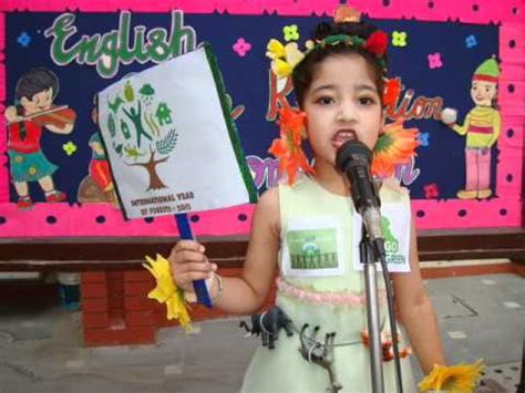 Poetry and rhymes help develop rhythm. English Poem Recitation Competition - YouTube