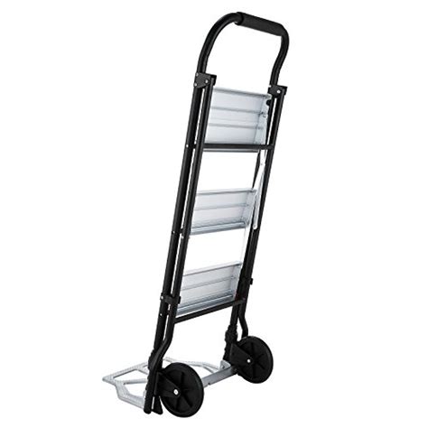 Buy Mophorn Aluminum Hand Truck 2 In 1 Step Ladder Folding Cart Dolly