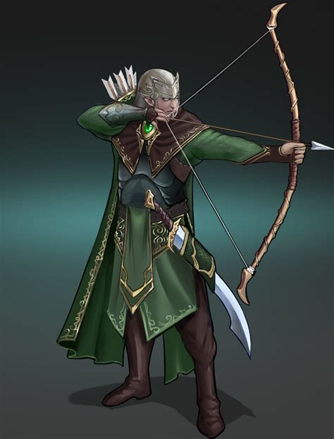 Artstation Elf Archer Nikita Develuk Dungeons And Dragons