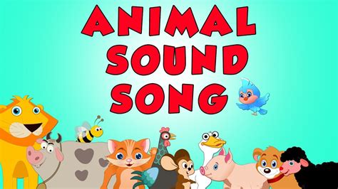 Animal Sound Song Youtube