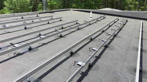 Install Solar Panels On Flat Roof Youtube