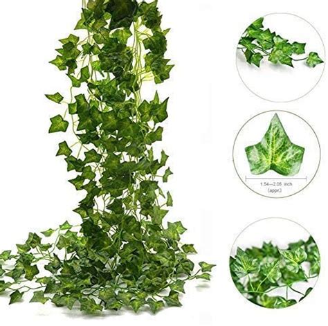 84 ft fake plants artificial ivy leaf greenery plants garland etsy