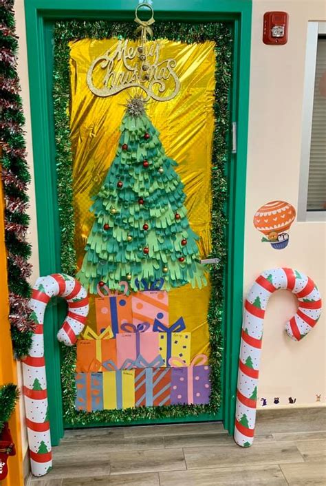 Christmas Tree Classroom Door Decorations