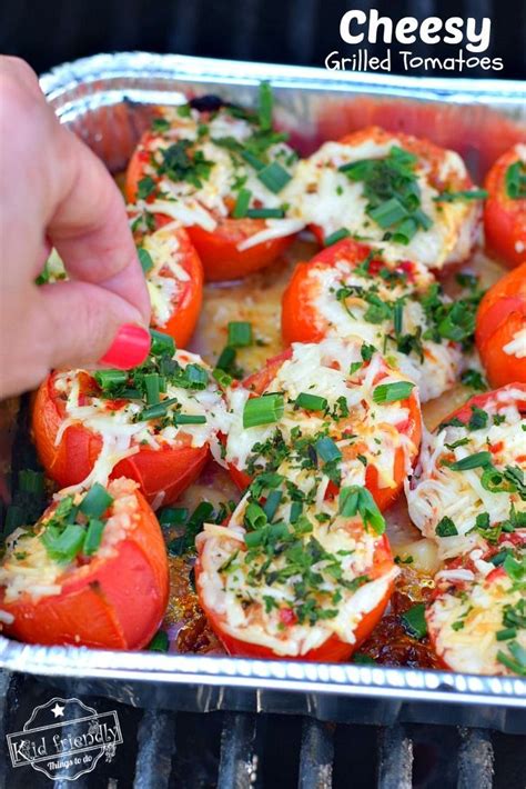 These Cheesy Grilled Tomatoes Are Such A Delicious And Easy Grilling