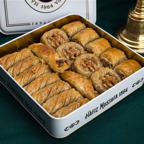 Assorted Walnut Baklava In Metal Gift Box Kg Oz Turkishtaste