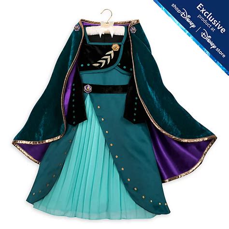 Disney Store Queen Anna Deluxe Costume For Kids Frozen 2 Shopdisney Uk