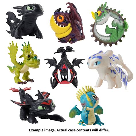Dreamworks Dragons Legends Evolved Dragon Mini Figure Case