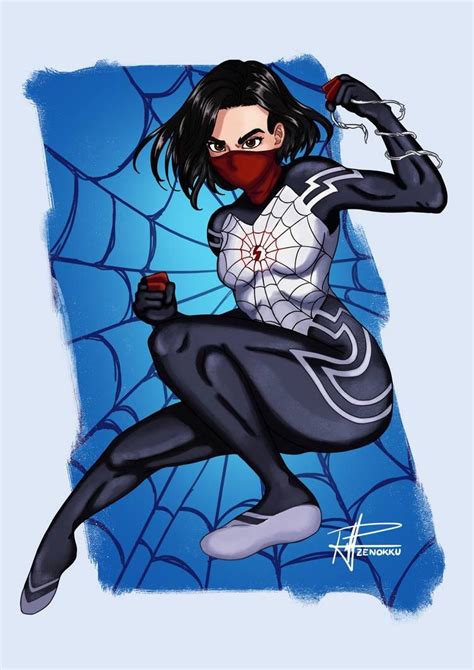 cindy moon aka silk by zenokku on deviantart silk spiderman spiderman girl black spiderman