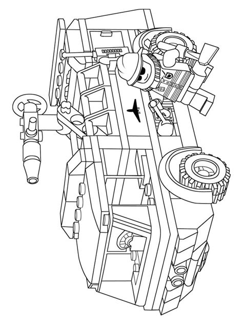 Select from 35970 printable coloring pages of cartoons, animals, nature, bible and many more. colouring page Lego fire truck | coloringpage.ca