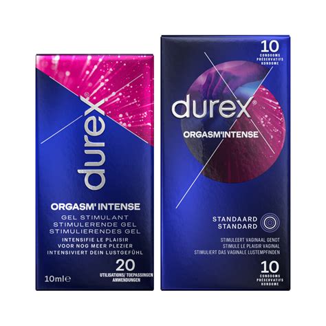 Durex Orgasm Intense Condooms En Gel Pakket Plein Nl
