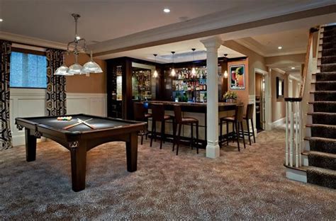 7 Ways With A Finished Basement Basement Game Room On Homeportfolio