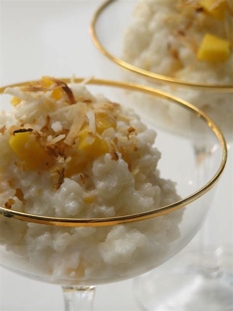 Tropical Coconut Mango Rice Pudding Cooking Blog Cooking Rice Pudding