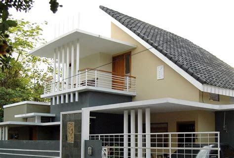 Desain Rumah Atap Miring 2 Lantai Homecare24