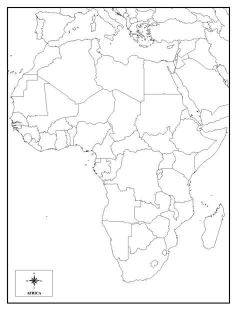 Search images from huge database containing over 620,000 coloring pages. 9 Best Images of Africa Map Worksheet - Africa Coloring Map, South Africa Worksheets for Kids ...