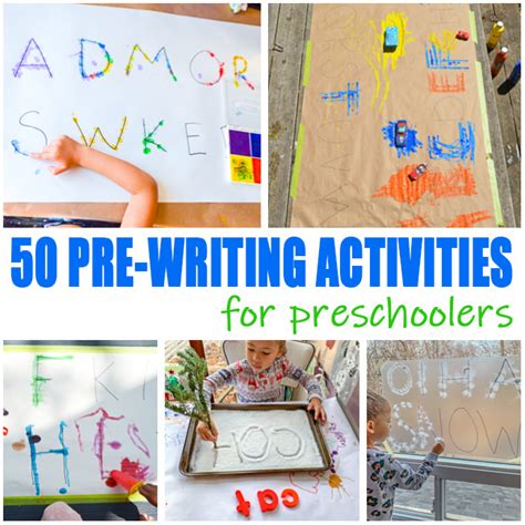 Pre Writing Activities For Preschoolers Happy Toddler Playtime