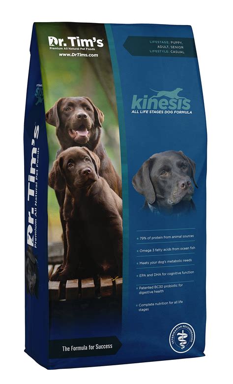 1 ingredient in the all life stages dog food for a. Dr. Tims Kinesis All Life Stages Dog Food Formula 40 lb ...