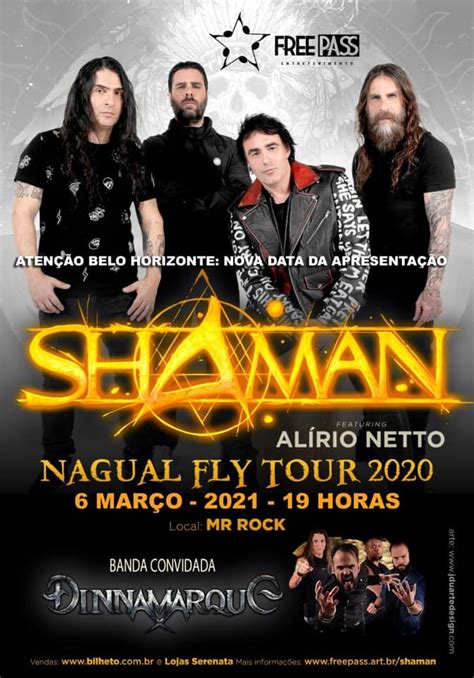 Shaman Show em Belo Horizonte é adiado para Março de Headbangers News
