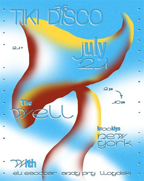 Tiki Disco — Jonna Mayer Graphic Design Posters Graphic Design Book
