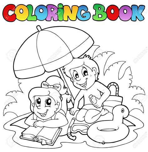 Imagenes De Portadas Infantiles Del Verano Para Colorear