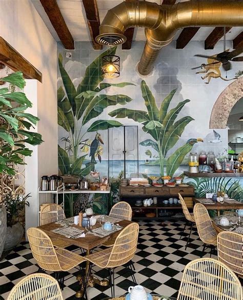 Nature Inspired Restaurant Interior Design Modern Decor Restaurant