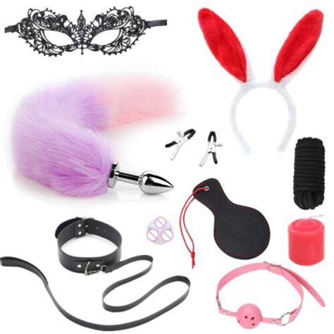 PCS BDSM Rope Anal Plug Tail And Headband Ears For Couples Kit On OnBuy