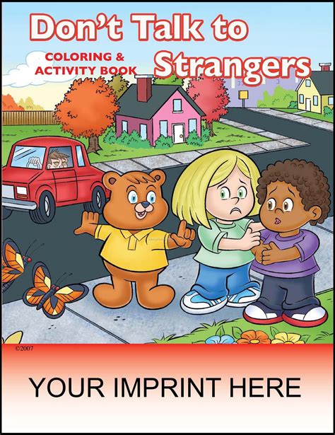 Dont Talk To Strangers Coloring And Activity Bookchina Wholesale Dont
