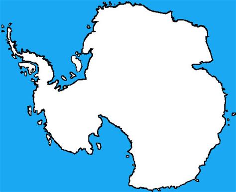 Antarctica Map For Kids Printable