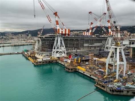 Fincantieri Launches Silversea Cruises New Ship In Italy