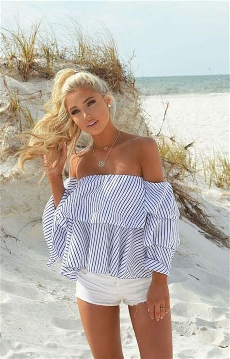 Chic Spring Summer Vacation Outfit Ideas With Beach Style Artbrid In Preppy Beach