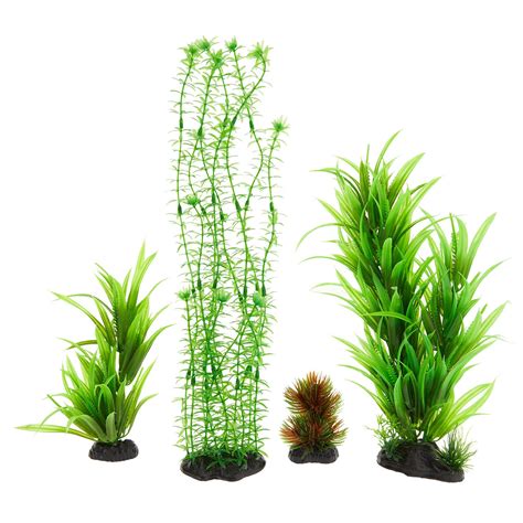 Top Fin Artificial Aqaurium Plant Variety Pack Up To 15 Fish