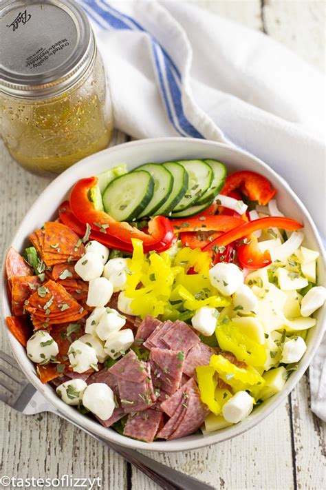 Italian Sub Salad Recipe Easy Low Carb Salad Keto Option