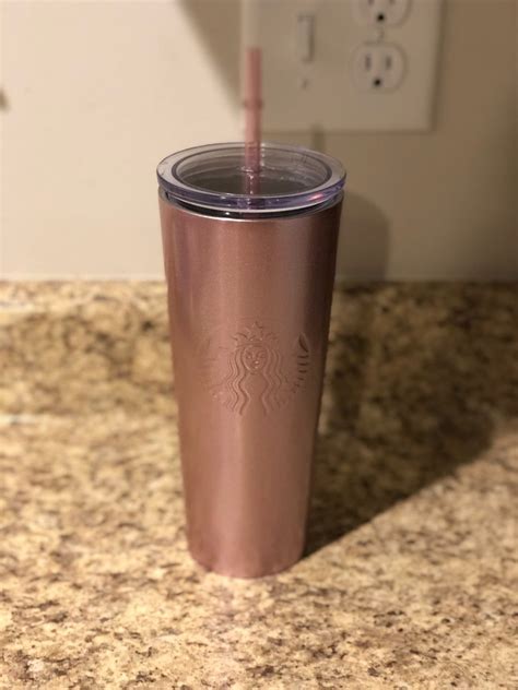 Starbucks Rose Gold Tumbler Launched Valentines Day Week 2019 Sold