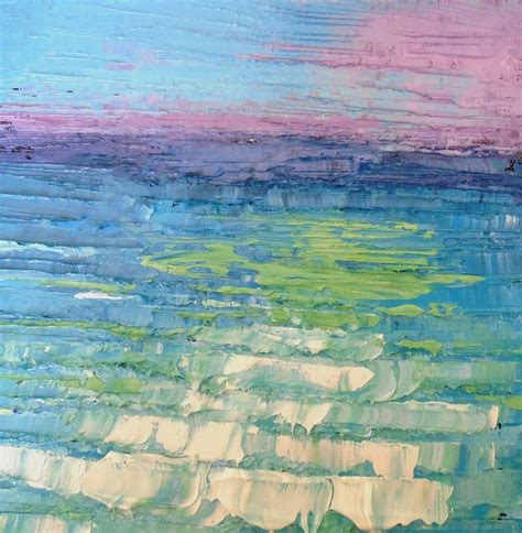 Carol Schiff Daily Painting Studio Abstract Seascape