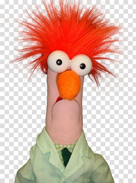 Red Haired Male Character Puppet Beaker Animal Dr Bunsen Honeydew The