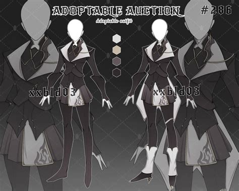 Open Adoptable Auction Outfit 286 By Xxbld03 On Deviantart