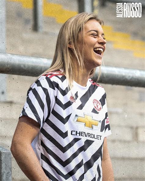Alessia Russo Wears New Kits After Signing For Man Utd Women