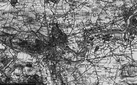 Historic Ordnance Survey Map Of Byker 1898 Francis Frith