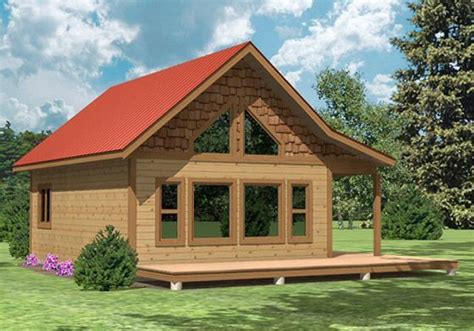Redwing Cabin Plan Brad Grindler Linwood Custom Homes Small Lake