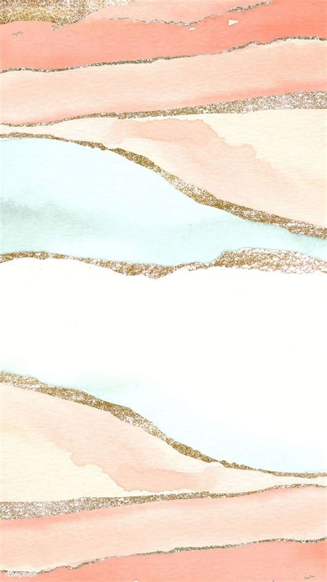 Cute aesthetic for ipad wallpapers wallpaper cave. Cute Aesthetic Gold, Mint, and Coral Color Wallpaper ...