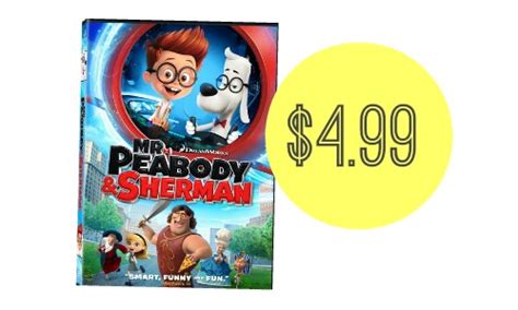 Target Deal Mr Peabody And Sherman Dvd 499 Southern Savers