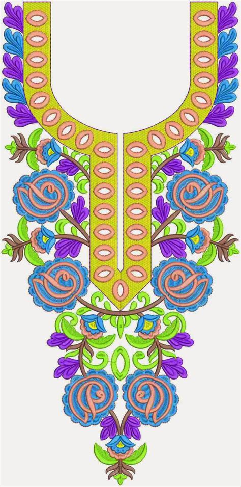 Embdesigntube Buy Online Neck Embroidery Designs